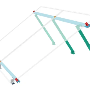 Kit de 2 placas verticales - 30°