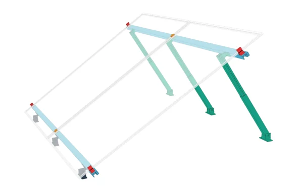 Kit de 2 placas verticales - 30°