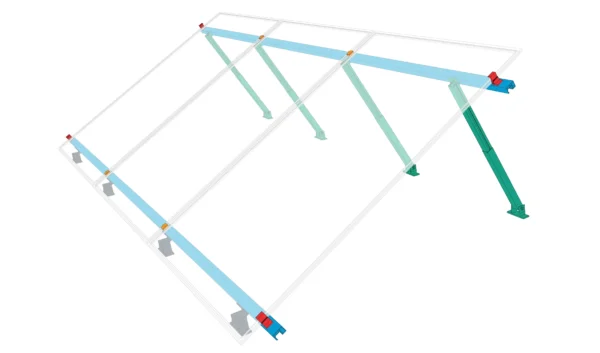 Kit de 3 placas verticales - 30°
