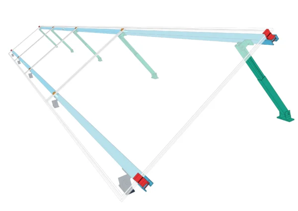 Kit de 4 placas horizontales - 30°
