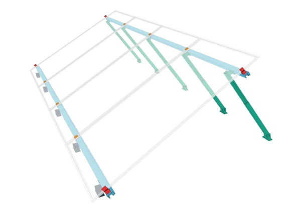 Kit de 4 placas verticales - 30°