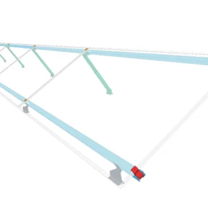 Kit de 5 placas horizontales - 30°