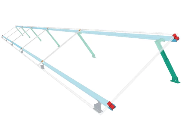 Kit de 5 placas horizontales - 30°