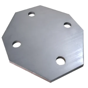 Base octogonal al anodizado