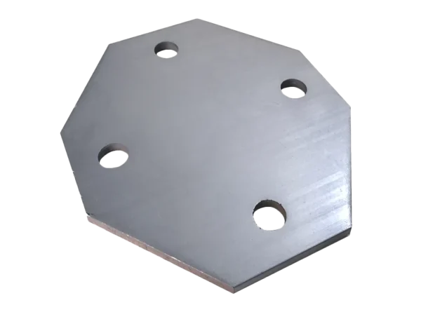 Base octogonal al anodizado