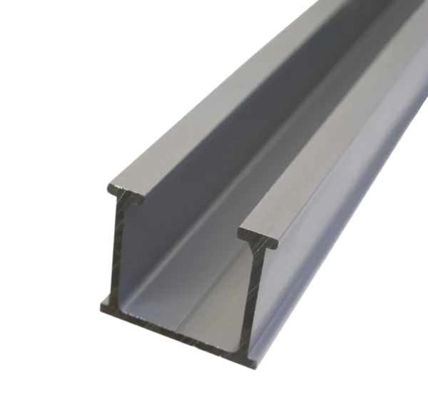 Perfil estructura auxiliar aluminio anodizado