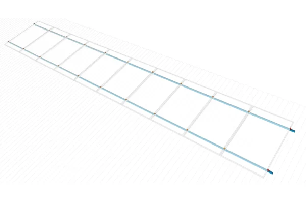 Kit Coplanar de 10 Placas Verticales (Integrado)