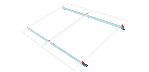 Kit Coplanar de 2 Placas Verticales (Integrado)