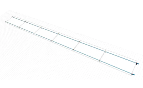 Kit Coplanar de 6 Placas Horizontales (Integrado)